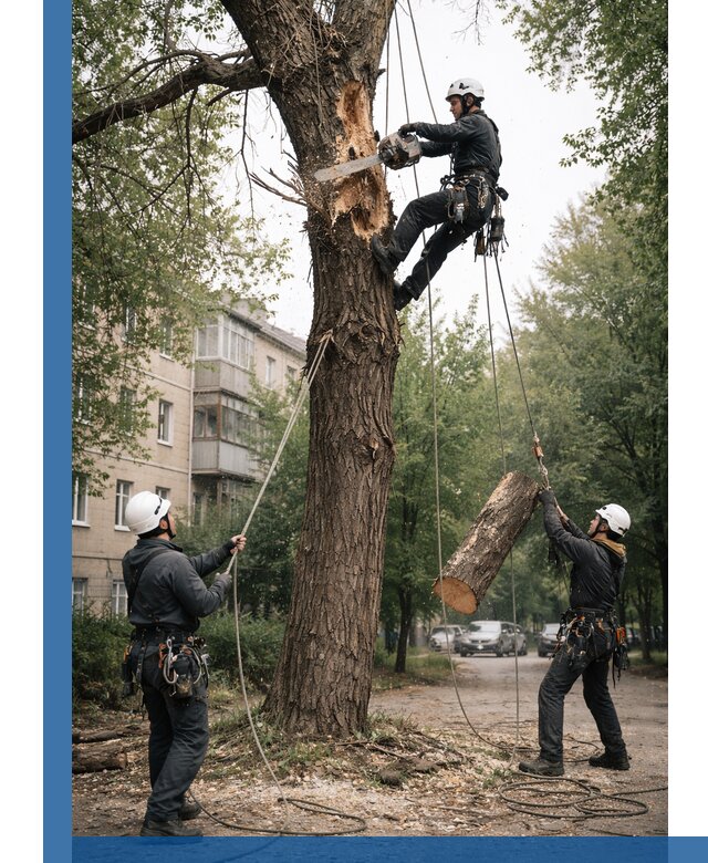 Срочное удаление аварийных деревьев в Славгороде с гарантией безопасности
